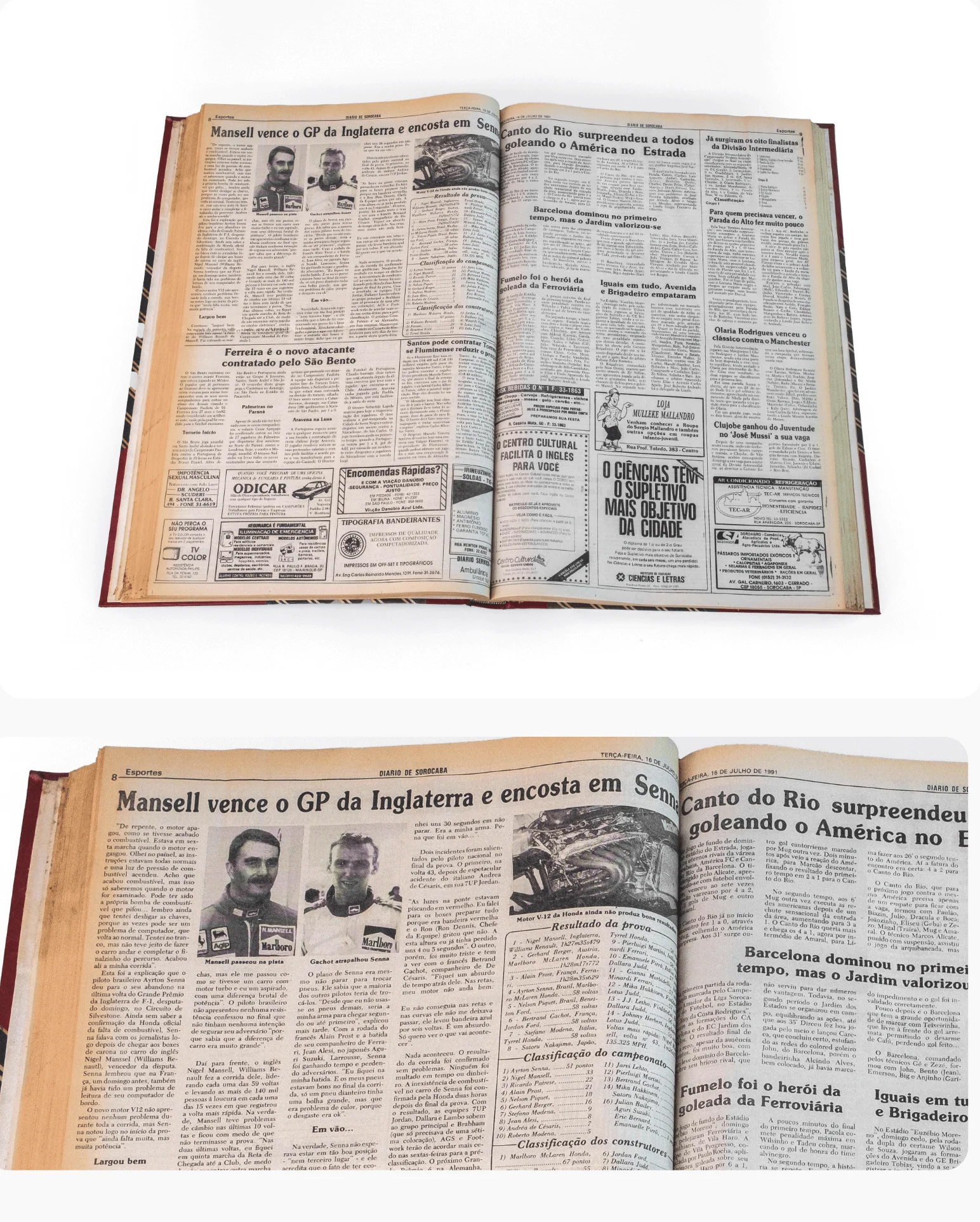 Diário de Sorocaba — encadernados — Documento — acervo do IHGGS