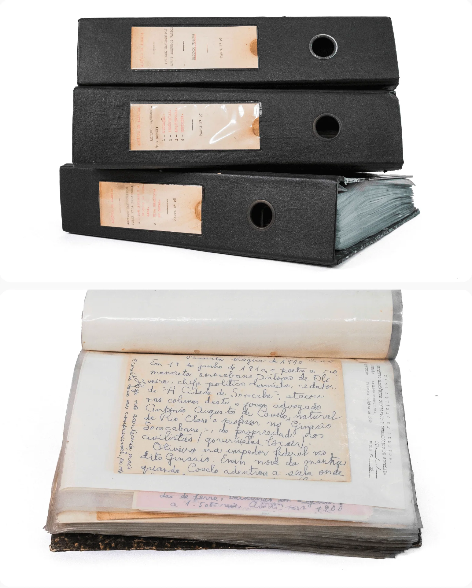 Manuscritos inéditos — Documento — acervo do IHGGS