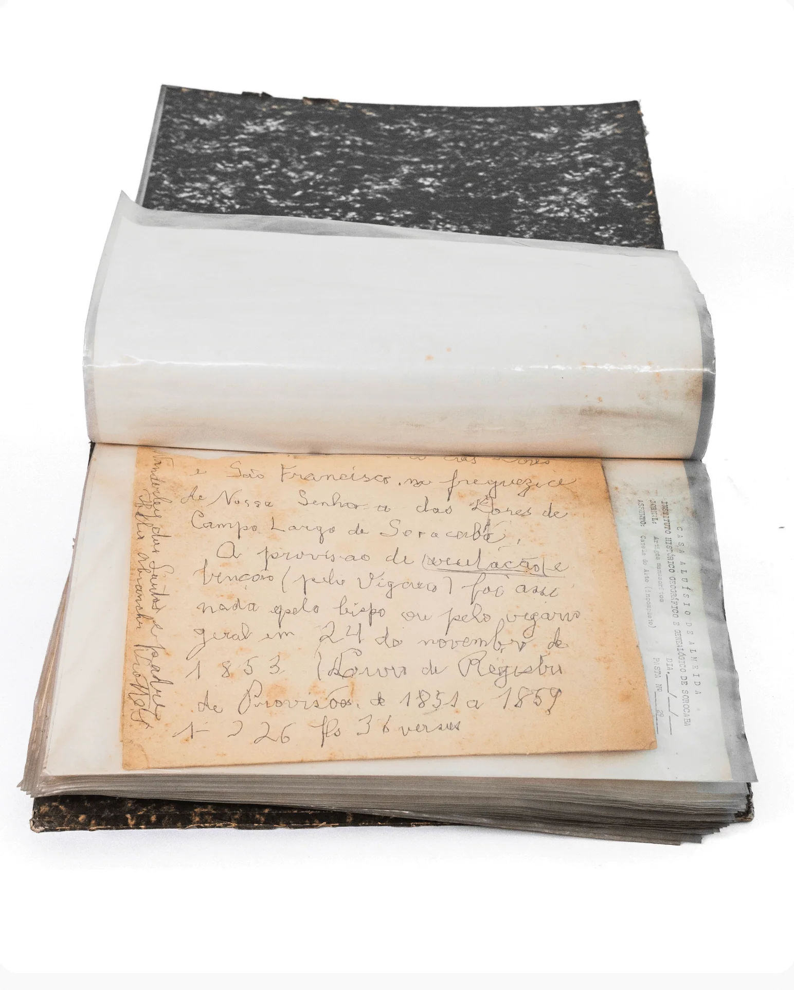 Manuscritos inéditos — Documento — acervo do IHGGS
