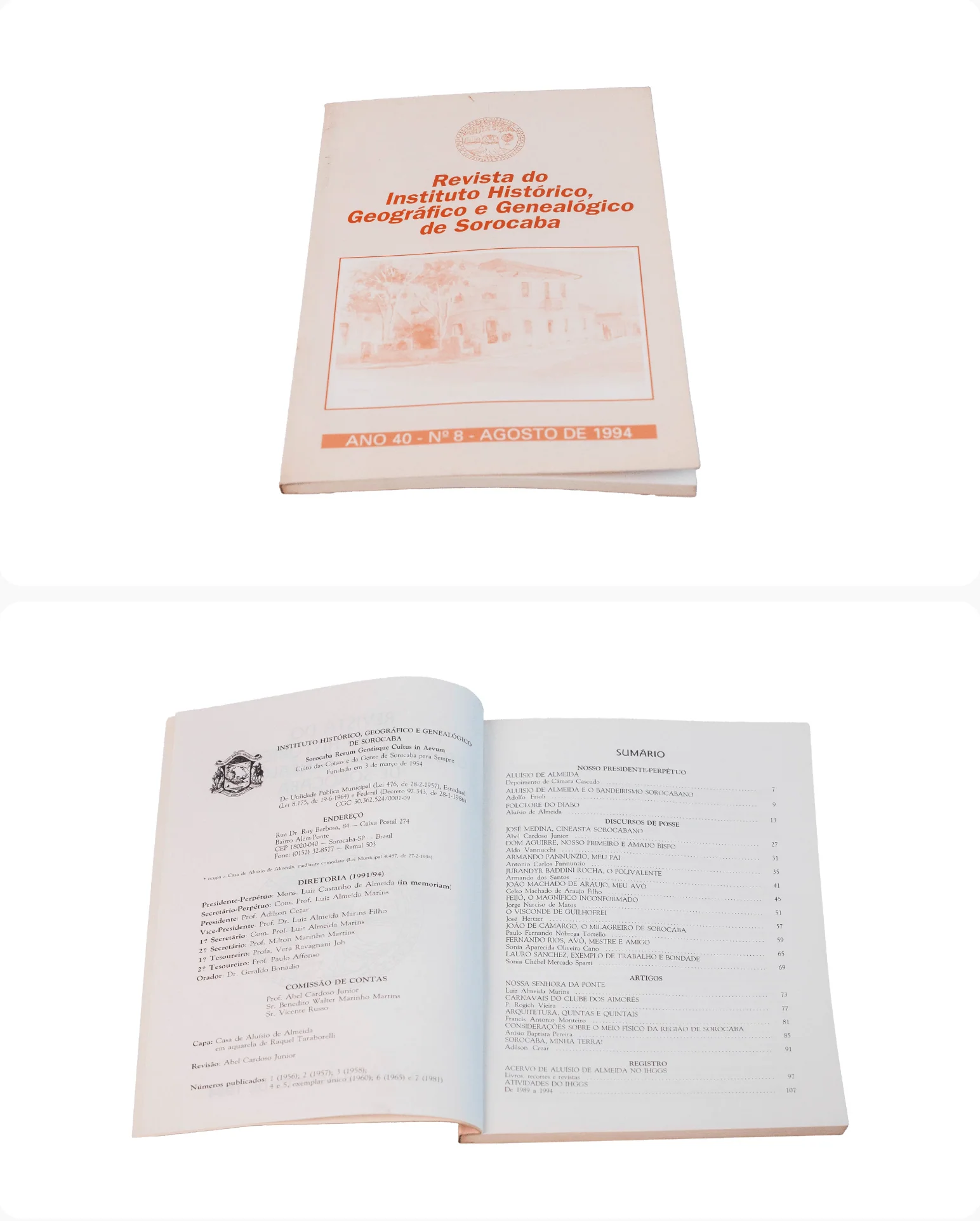 Revistas do IHGGS n° 8 — Documento — acervo do IHGGS
