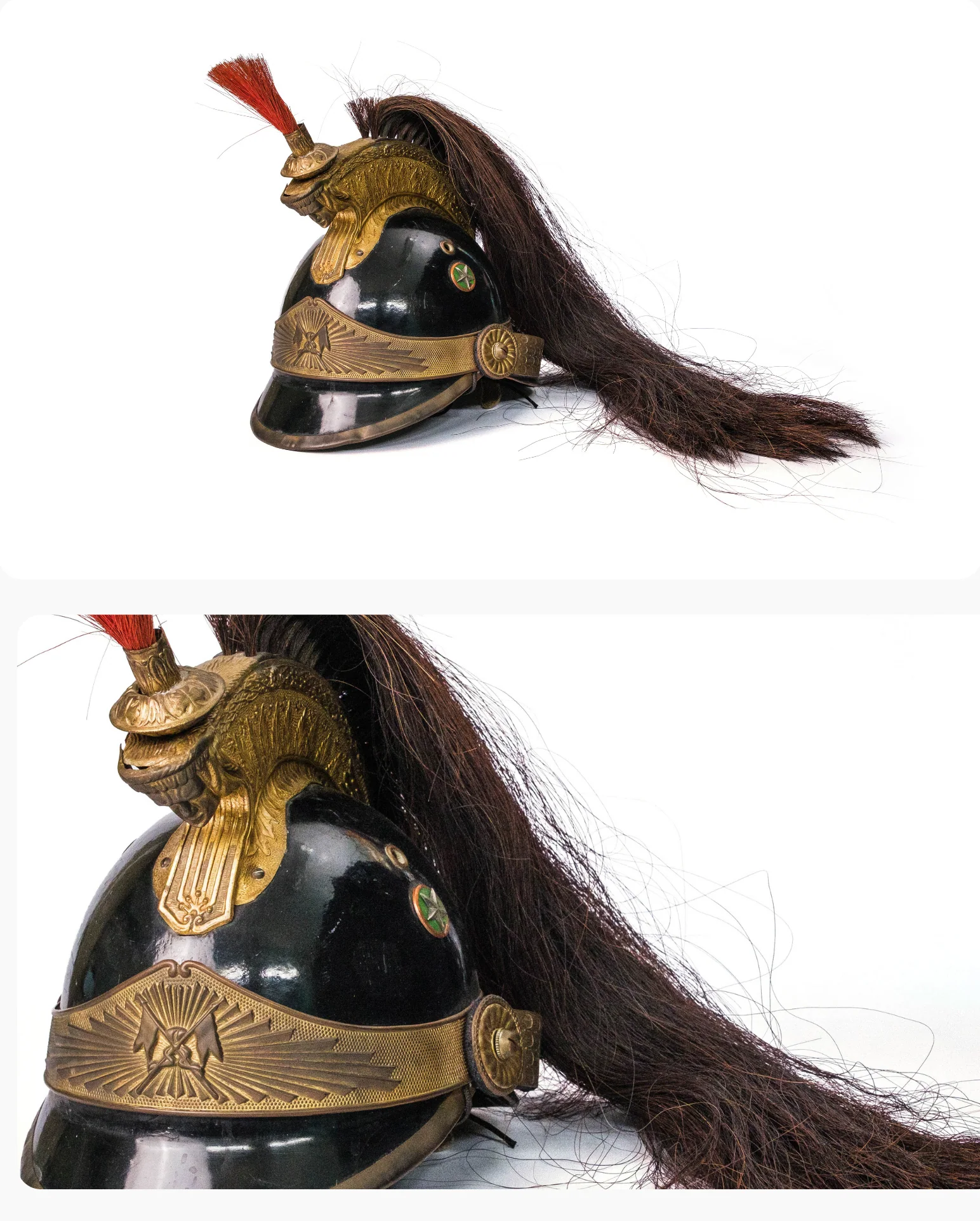 Capacete de Condecoração — Objeto / Físico — acervo do IHGGS